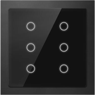 GVS Slim 6-button KNX touch panel